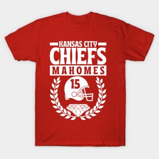 Kansas City Chiefs Mahomes 15 Helmet American Football T-Shirt